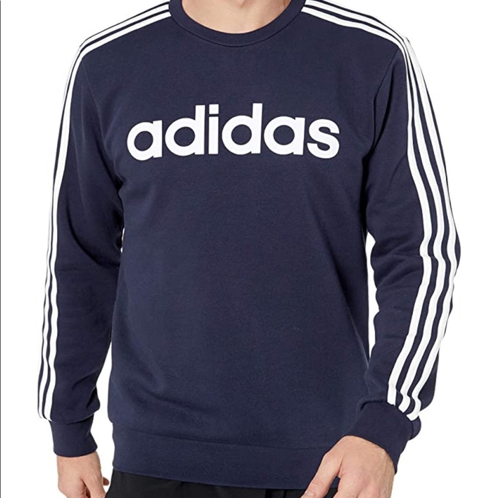 ADIDAS Men’s pullover navy sweatshirt